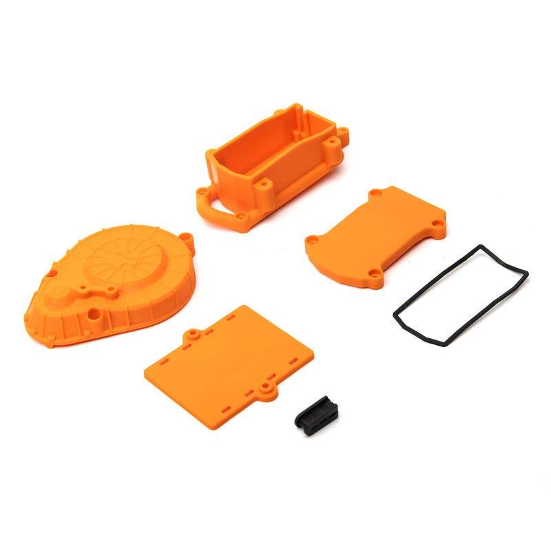 AXIAL Cage Radio Box Spur Cover (Orange) RBX10