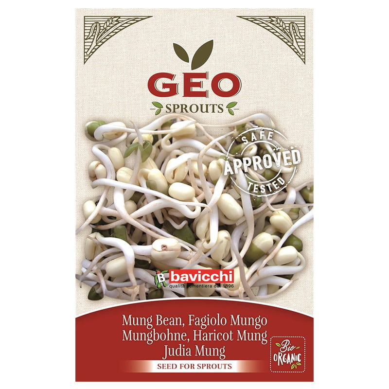 Mung beans GEO Sprouts 90g EKO, Mother Earth