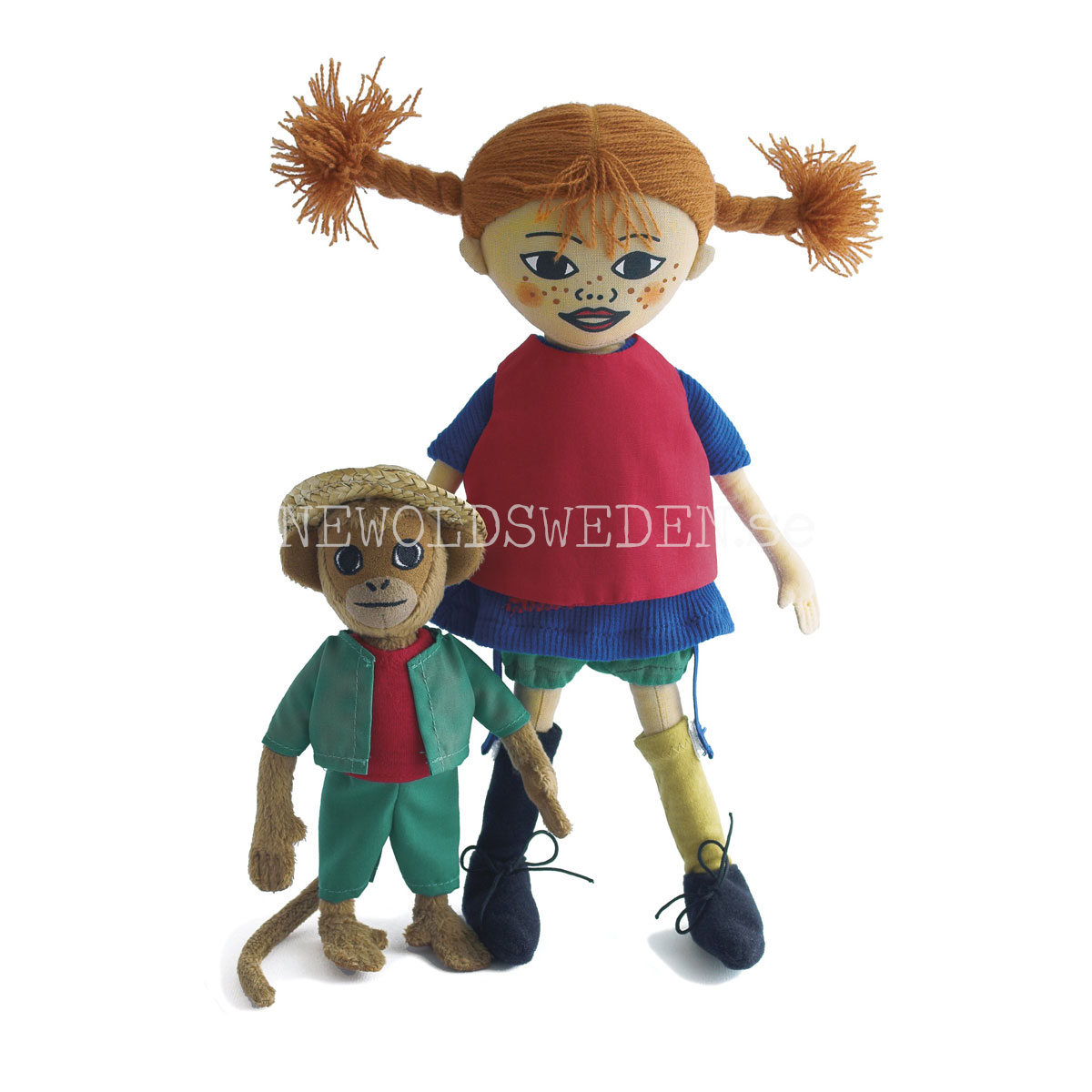 Pippi och Herr Nilsson Mjukisfigurer