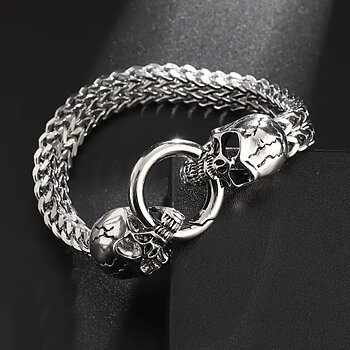 Armband: Dödskallar "Rockwear Collection"