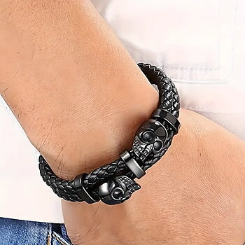 Armband: Dödskallar "Rockwear Collection"