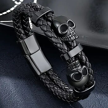Armband: Dödskallar "Rockwear Collection"