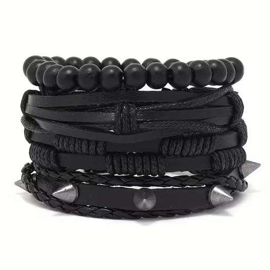 Bracelets: Set of 4 different bracelets "Rockwear Collection" - 2