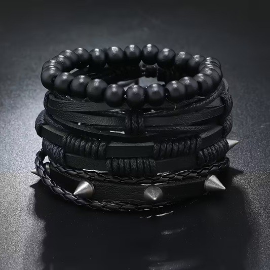 Bracelets: Set of 4 different bracelets "Rockwear Collection" - 3