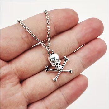 Halsband: Dödskalle "Rockwear Collection"