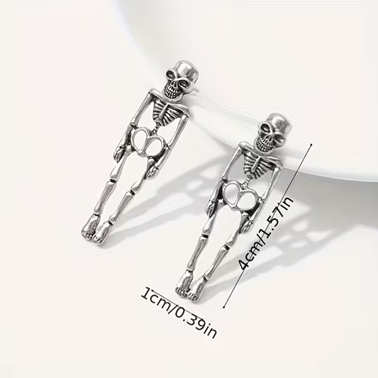 Korvarenkaat: Skeleton "Rockwear Collection" - 3