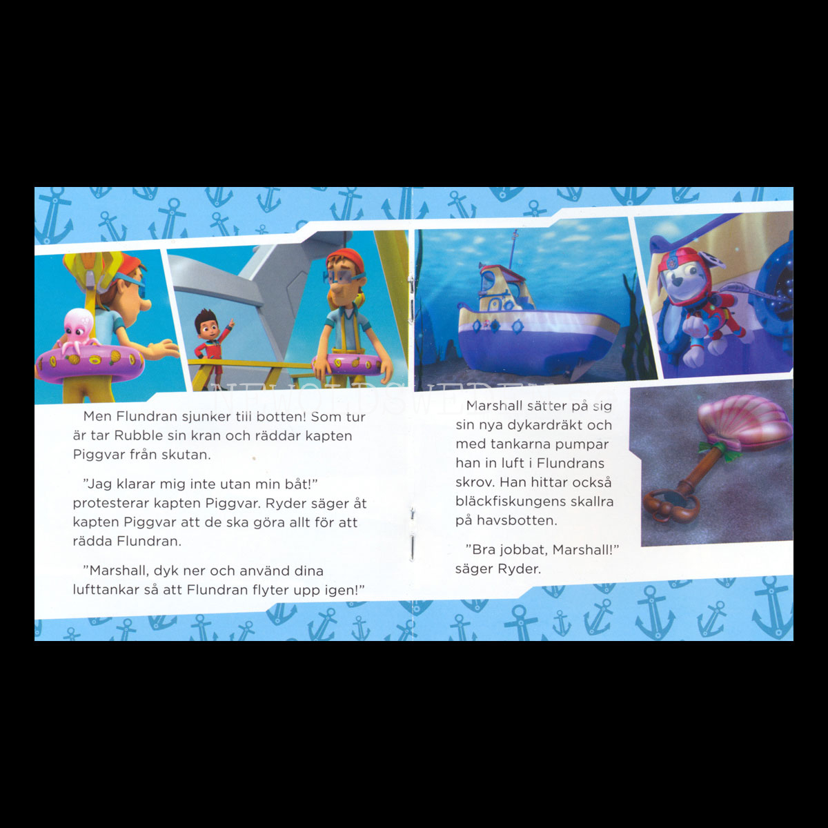 Valparna räddar en bläckfiskunge - PAW PATROL MINIBÖCKER - MB281 - 12 - 2