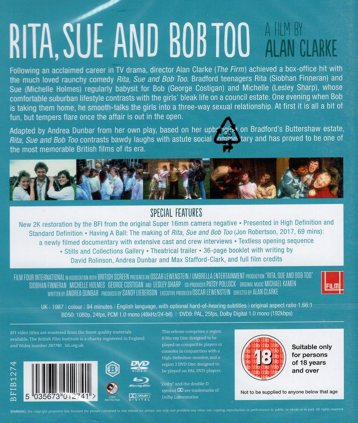 Rita, Sue And Bob Too (ej svensk text) (Blu-ray + DVD) - 2