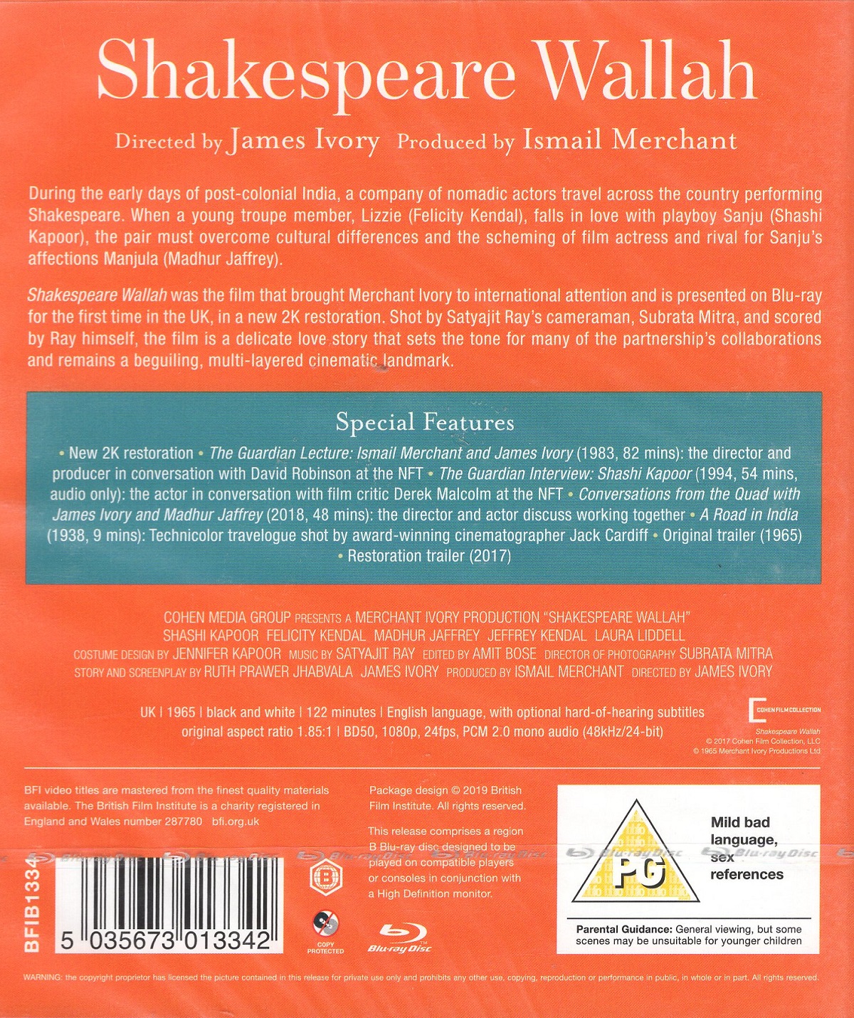 Shakespeare-Wallah (ej svensk text) (Blu-ray) - 2