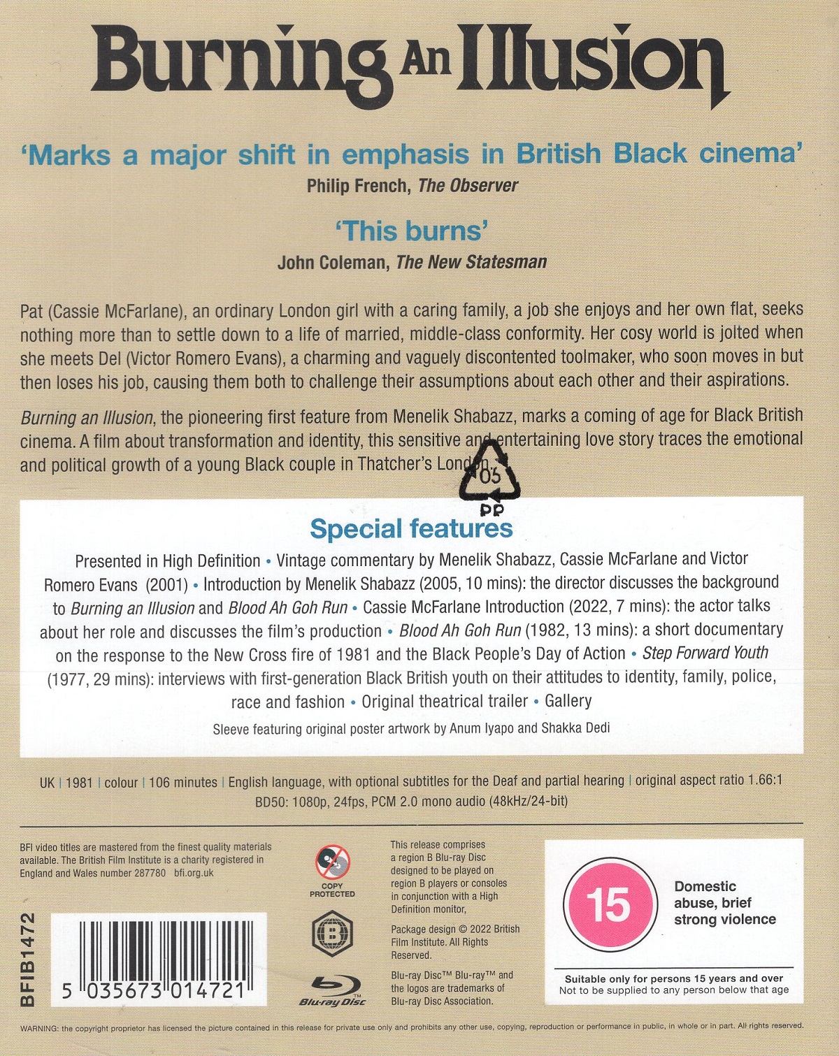 Burning An Illusion (ej svensk text) (Blu-ray) - 2