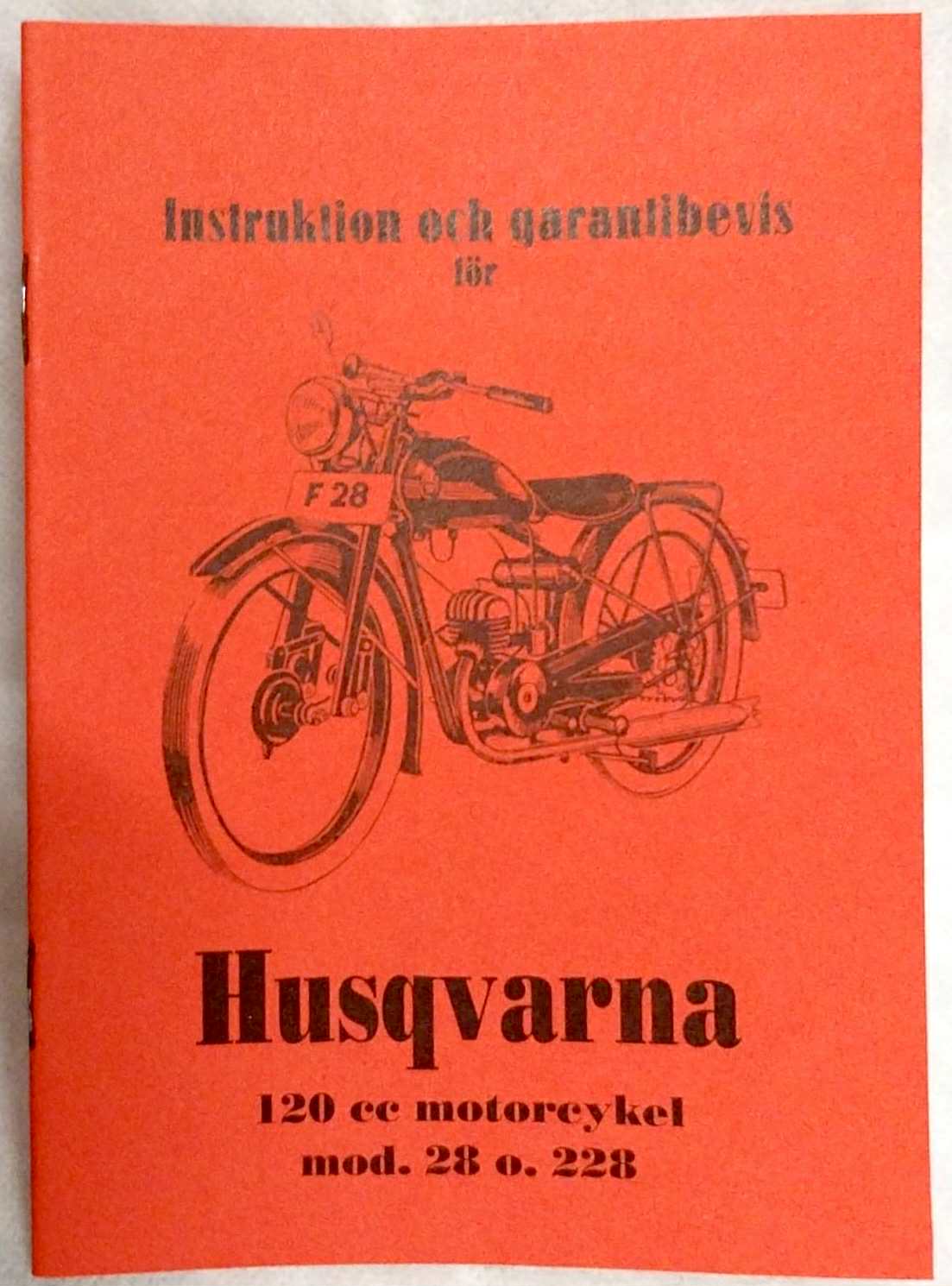 Instruction Book Modell 28 Classic Saab Racing instruction-book-modell-28-classic-saab-racing