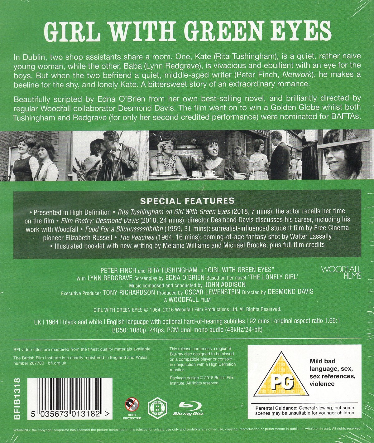 Girl with Green Eyes (ej svensk text) (Blu-ray) - 2