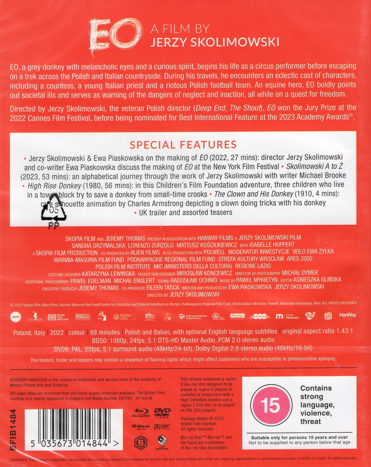 EO (ej svensk text) (Blu-ray) - 2