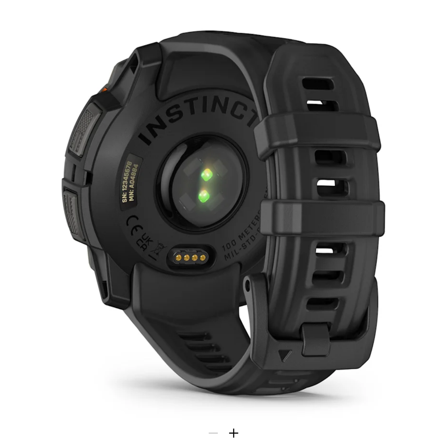 Garmin Instinct® 3 - 45 mm, Solar - Black with black wristband - 15