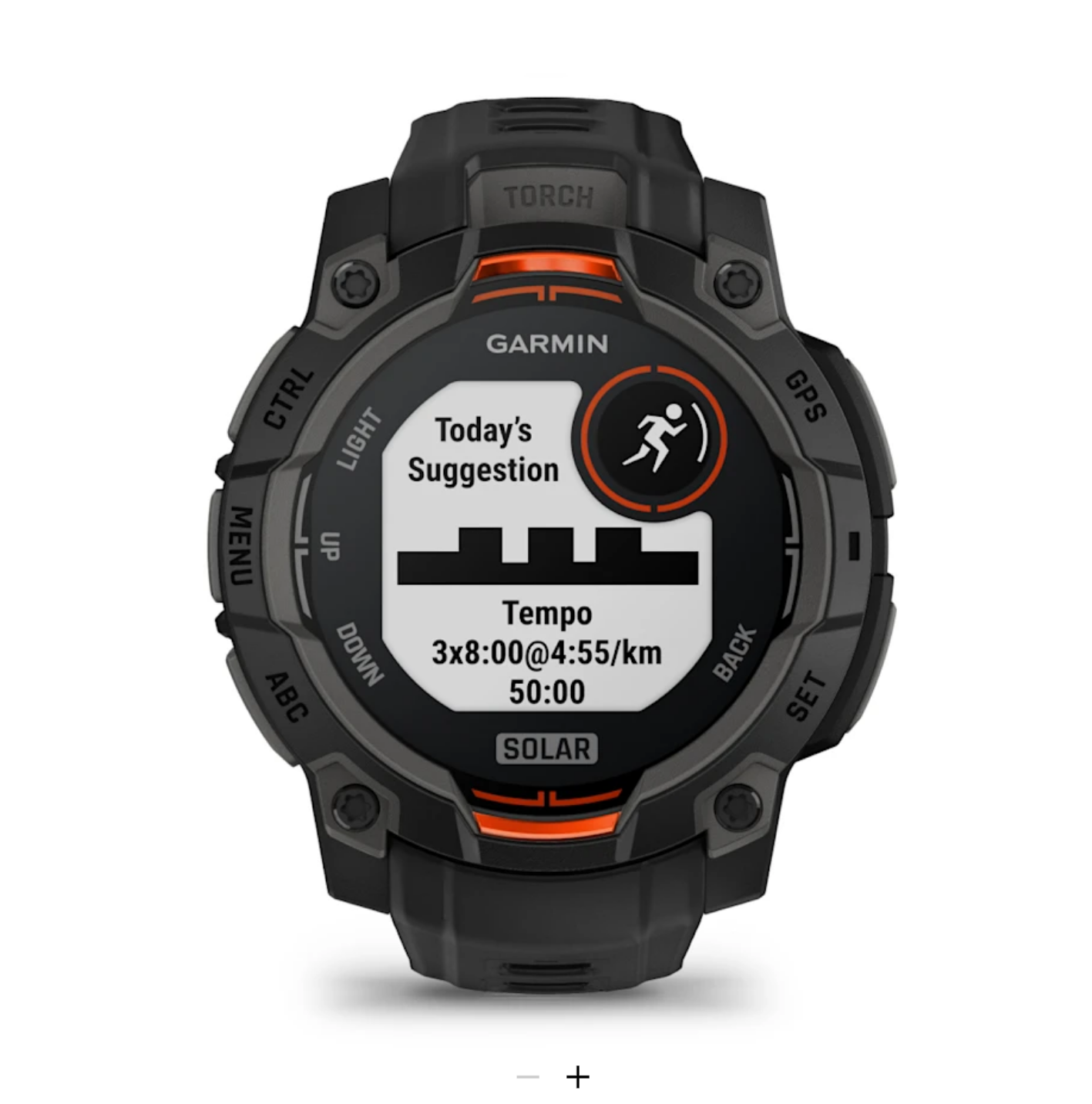 Garmin Instinct® 3 - 45 mm, Solar - Black with black wristband - 14