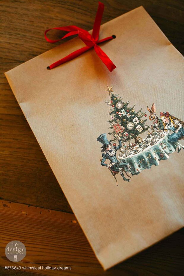 Whimsical Holiday,  20x28cm, 4ark, Middy Transfers, Re-Design with Prima - 3