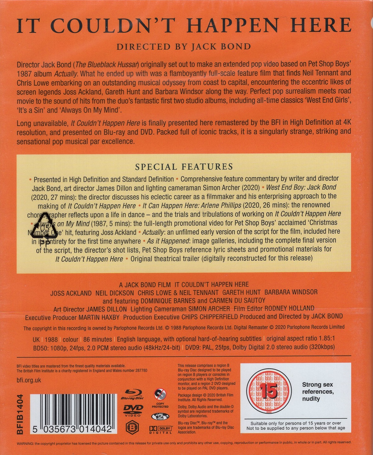 It Couldn't Happen Here (ej svensk text) (Blu-ray + DVD) - 2