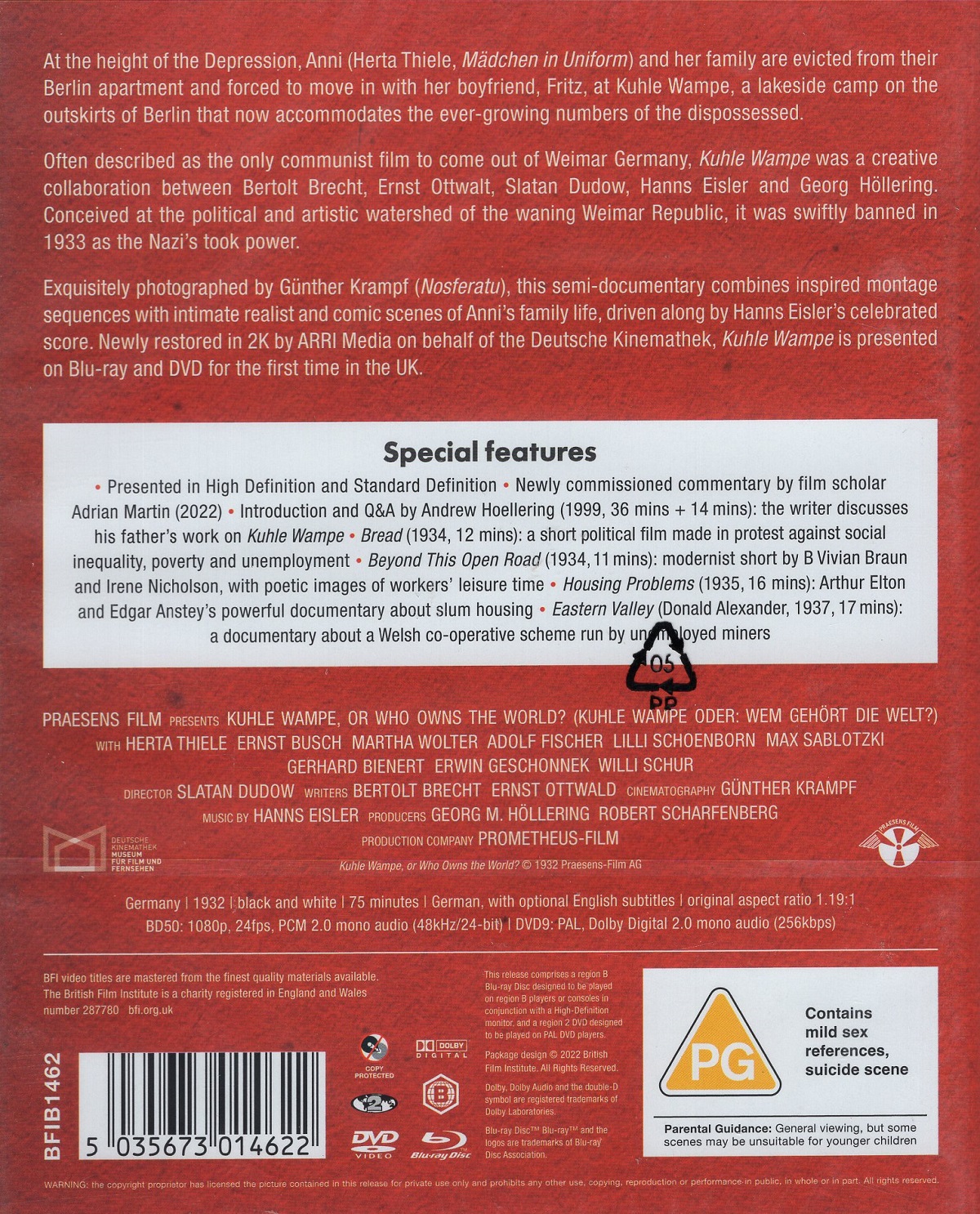 Kuhle Wampe (ej svensk text) (Blu-ray + DVD) - 2