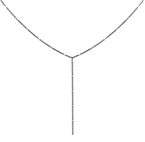 Disa Y Necklace, Black