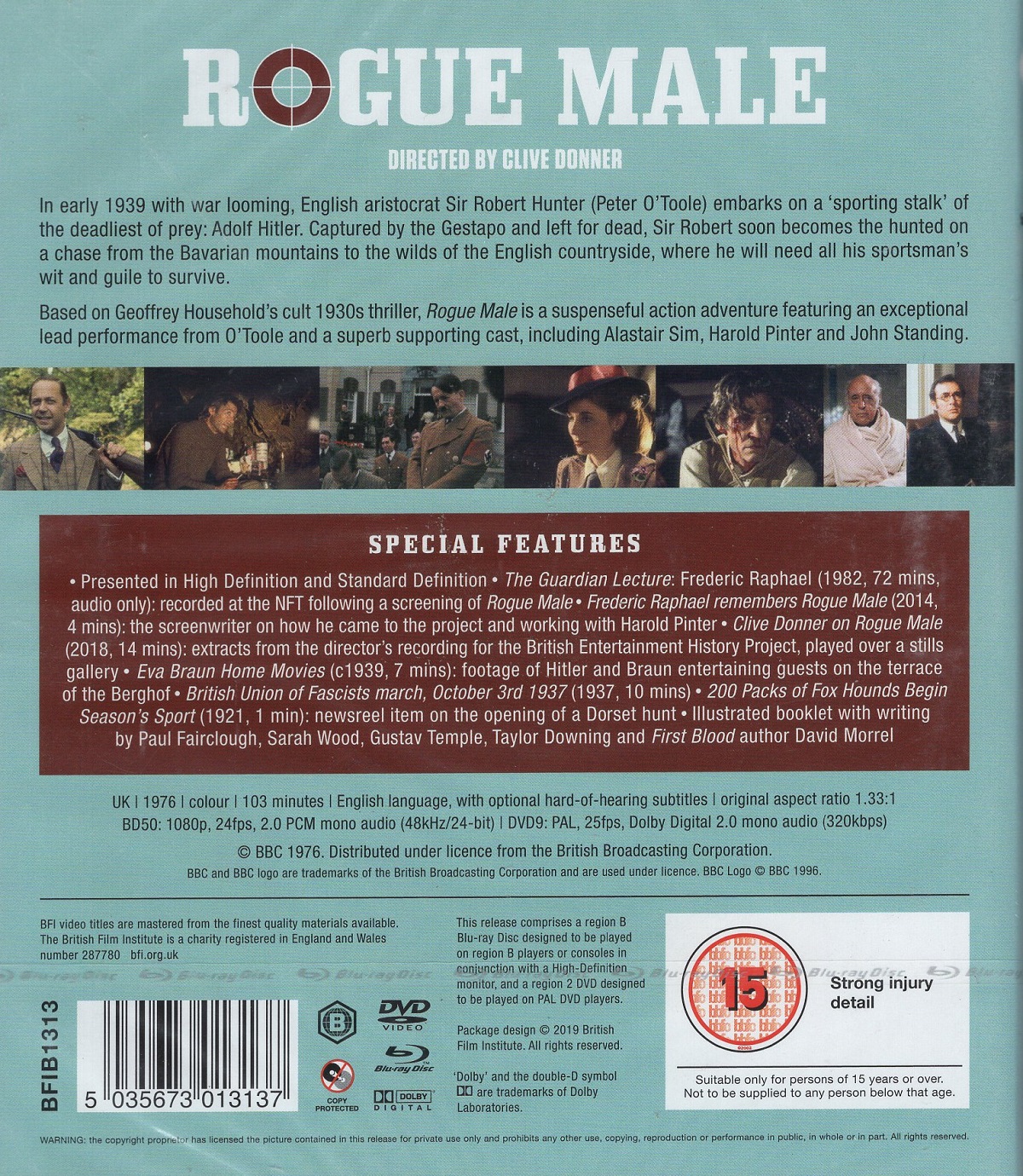 Rogue Male (ej svensk text) (Blu-ray + DVD) - 2