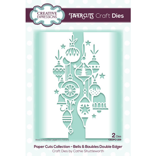 Bells and Baubles Double Edger, Dies, Creative Expressions 