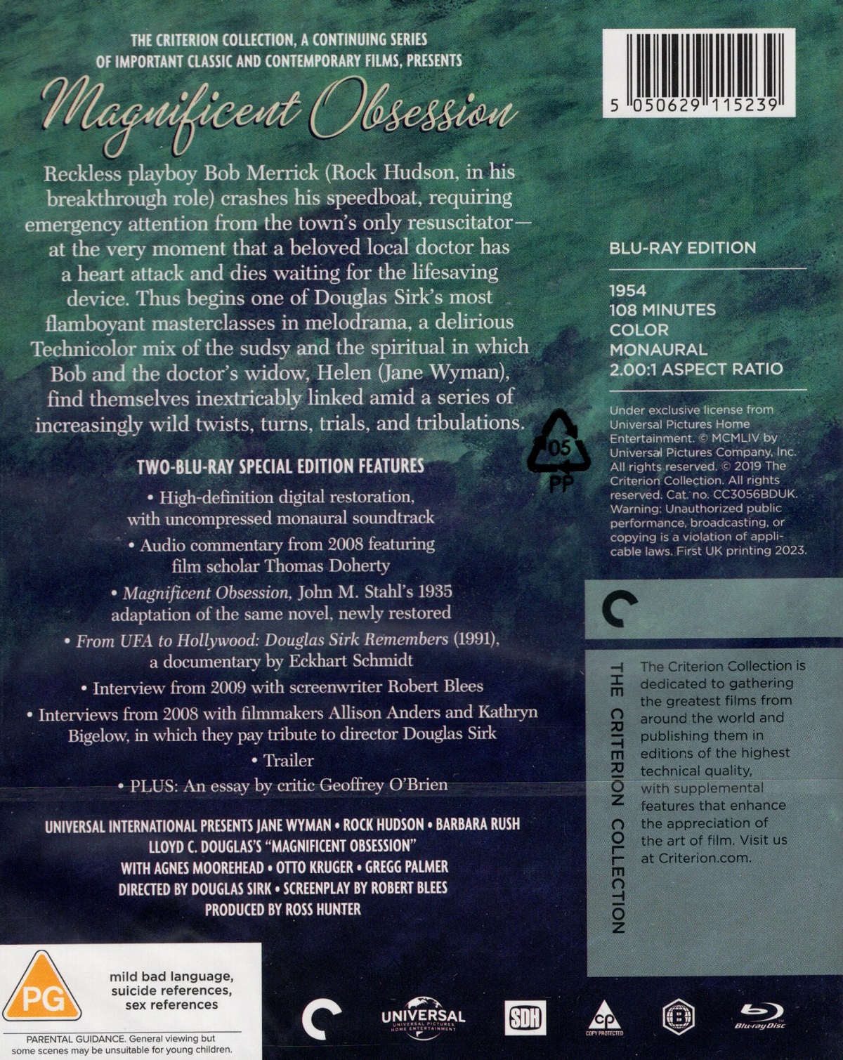 Magnificent Obsession (Criterion Collection) (ej svensk text) (Blu-ray) - 2