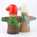 Lisa Larson (Julius & Juliana 1979) Lovely Boy Candleholder 21 cm <Studio Production>