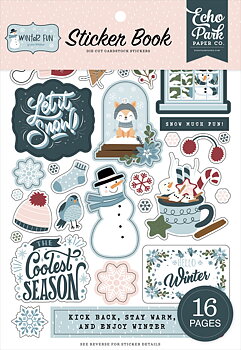 Winter Fun Sticker Book, Echo Park, 