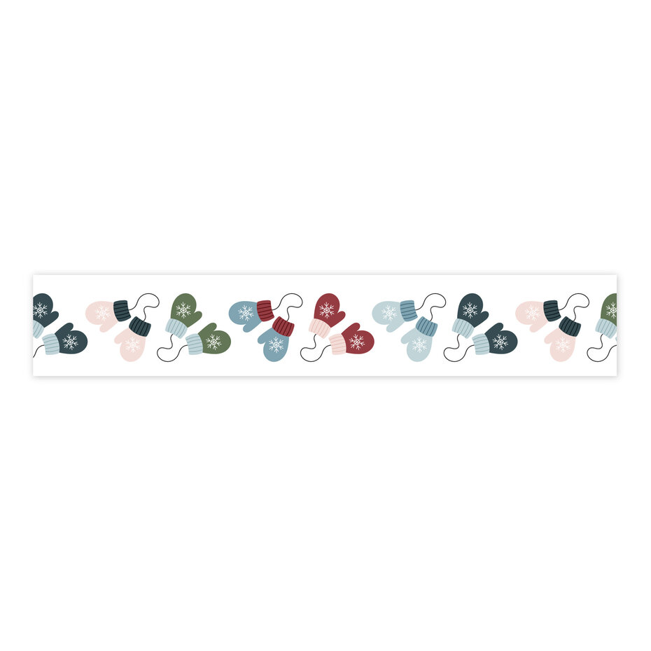Snow Day Mittens - Winter Fun, Washi Tape, Echo Park, 