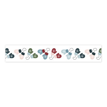 Snow Day Mittens - Winter Fun, Washi Tape, Echo Park, 
