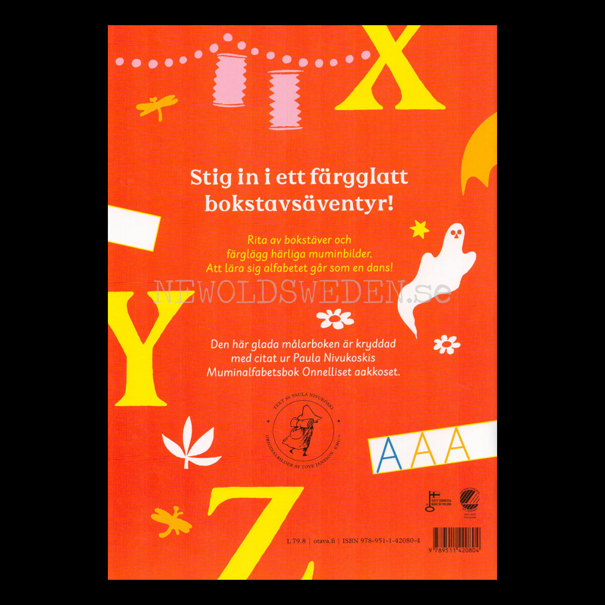 MUMINDALENS ALFABET - Målarbok MOOMIN - L40 - 5