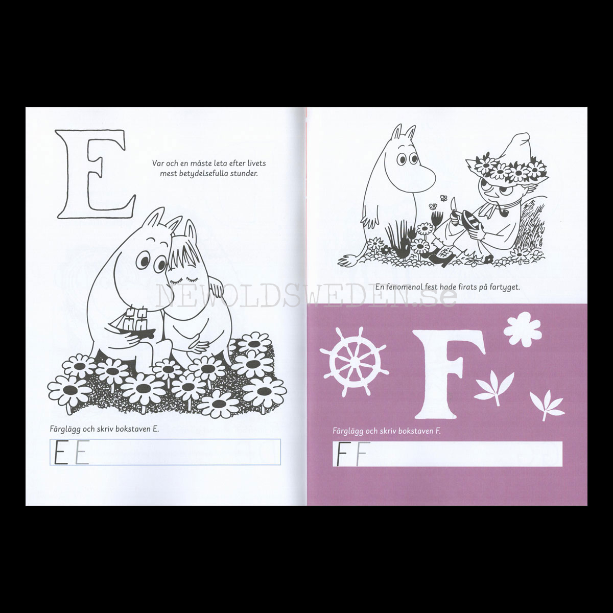 MUMINDALENS ALFABET - Målarbok MOOMIN - L40 - 2