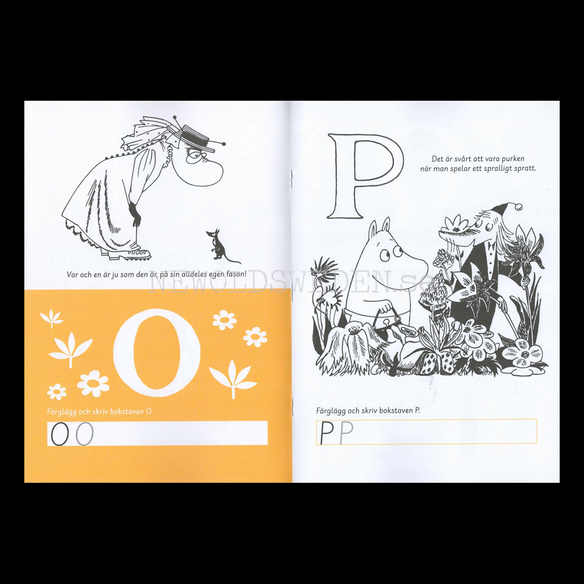 MUMINDALENS ALFABET - Målarbok MOOMIN - L40 - 3