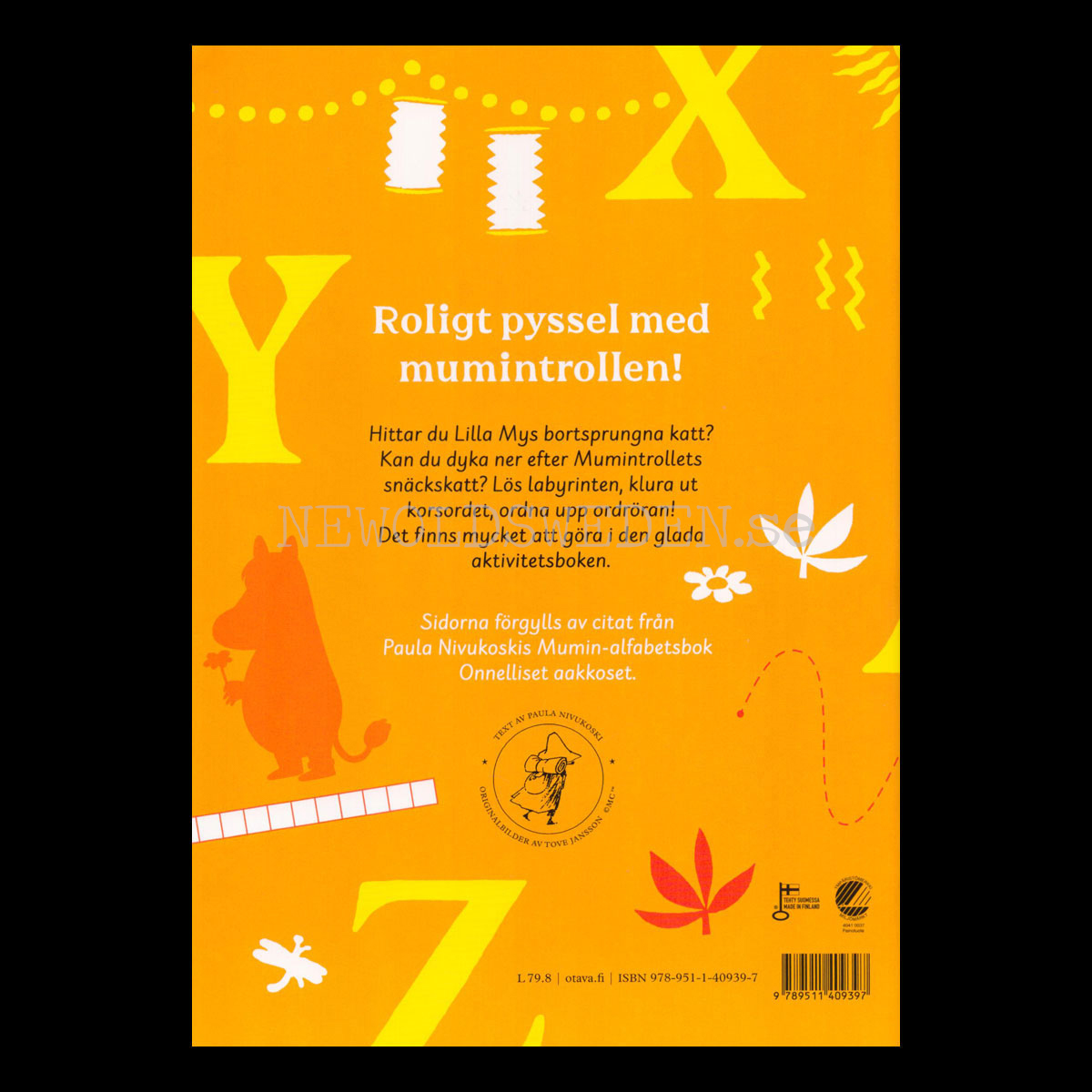 MUMINDALENS ALFABET - Pysselbok MOOMIN - L40 - 5