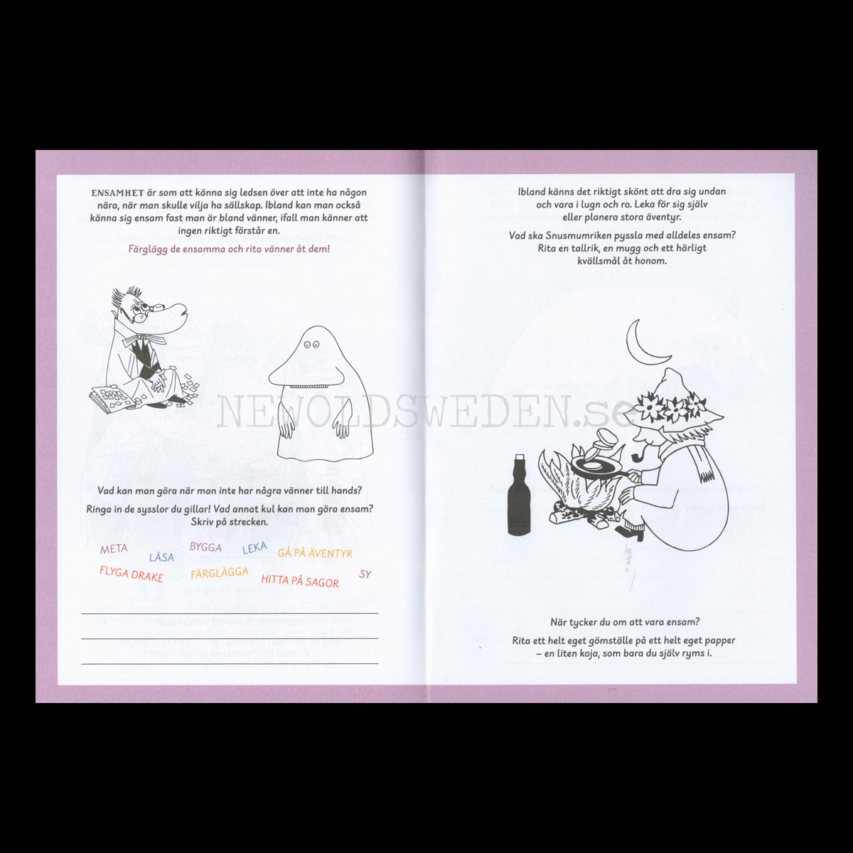MUMINDALENS ALFABET - Pysselbok om känslor MOOMIN - L50 - 2