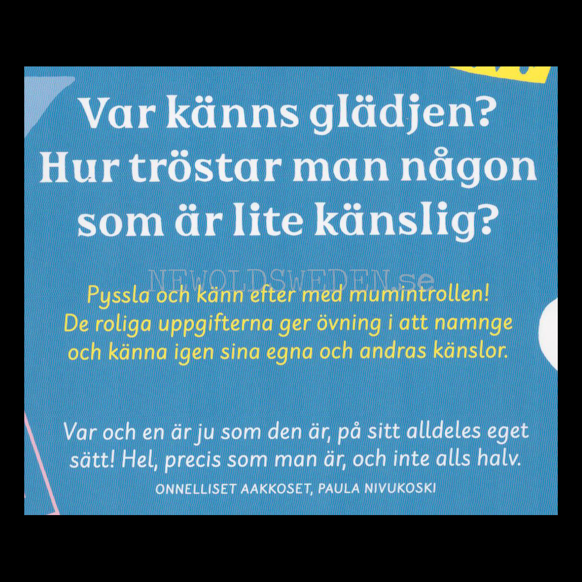 MUMINDALENS ALFABET - Pysselbok om känslor MOOMIN - L50 - 4