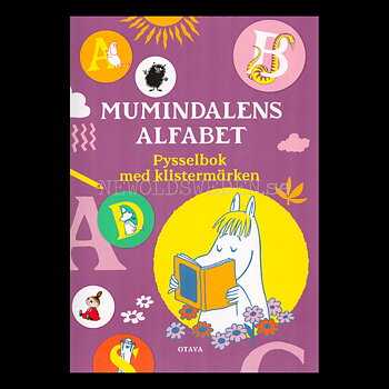 MUMINDALENS ALFABET - Pysselbok med klistermärken MOOMIN - L50