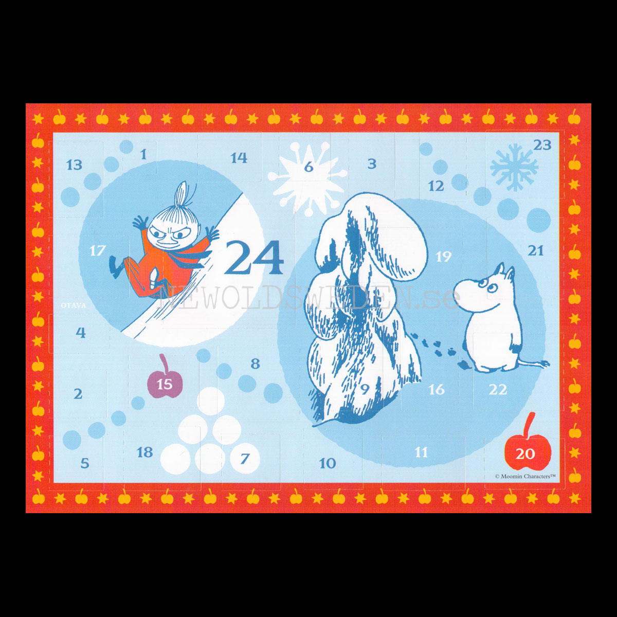 Mumin Julkalender - Paula Nivukoski - Adventskalender - BB12