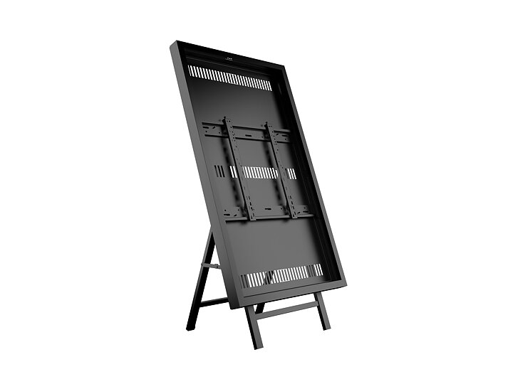 M Pro Series Enclosure 55" Tilt and Roll Black Slim