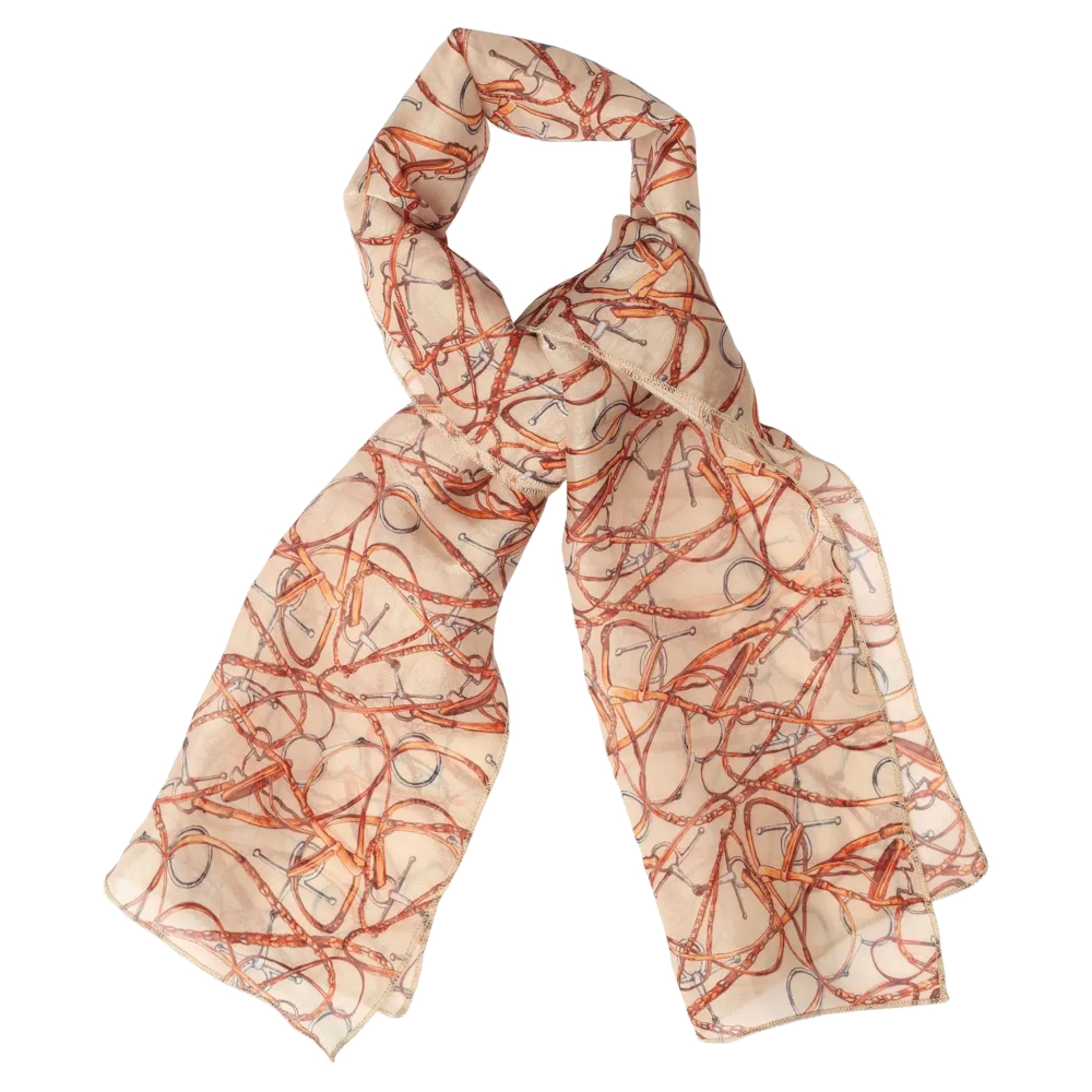 Scarf AWST Intl Snaffle Bridles Beige