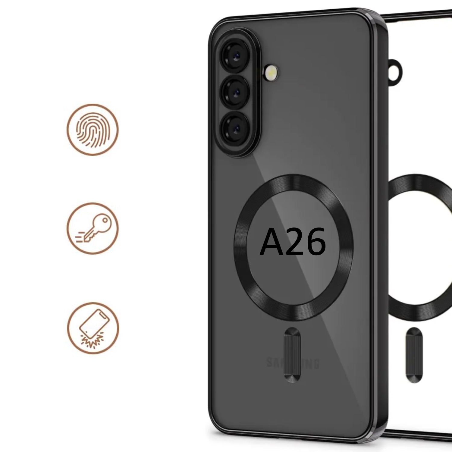 Samsung Galaxy A26 skal MagSafe
