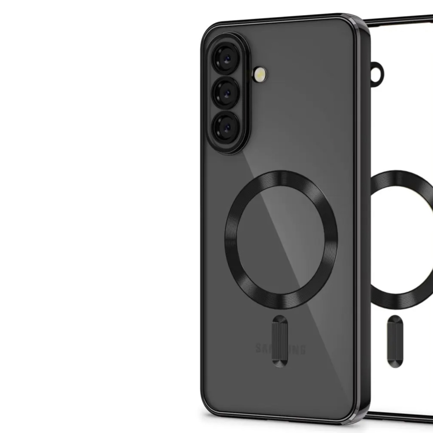 Magnetskal för Samsung Galaxy A56 - skal svart / transparent