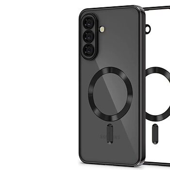 Magnetskal för Samsung Galaxy A56 - skal svart / transparent