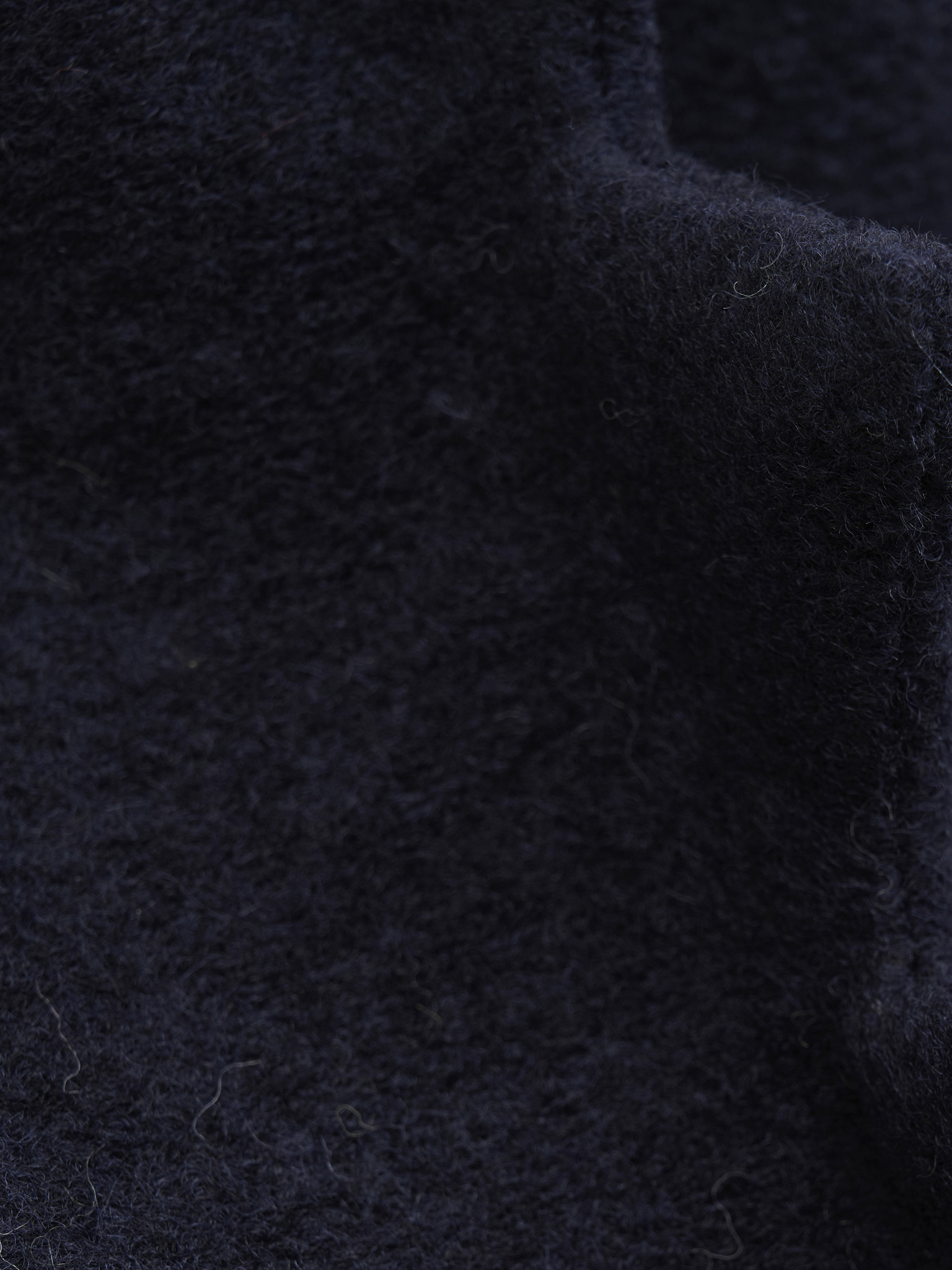 Balaclava Triangles Wool  Dark Navy - 2