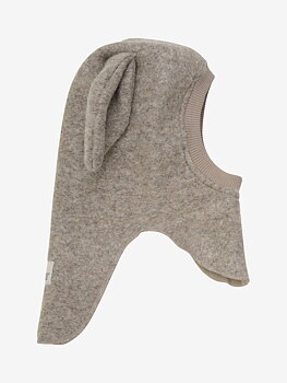 HUTTEliHUT - Balaclava Ears Wool Camel Melange