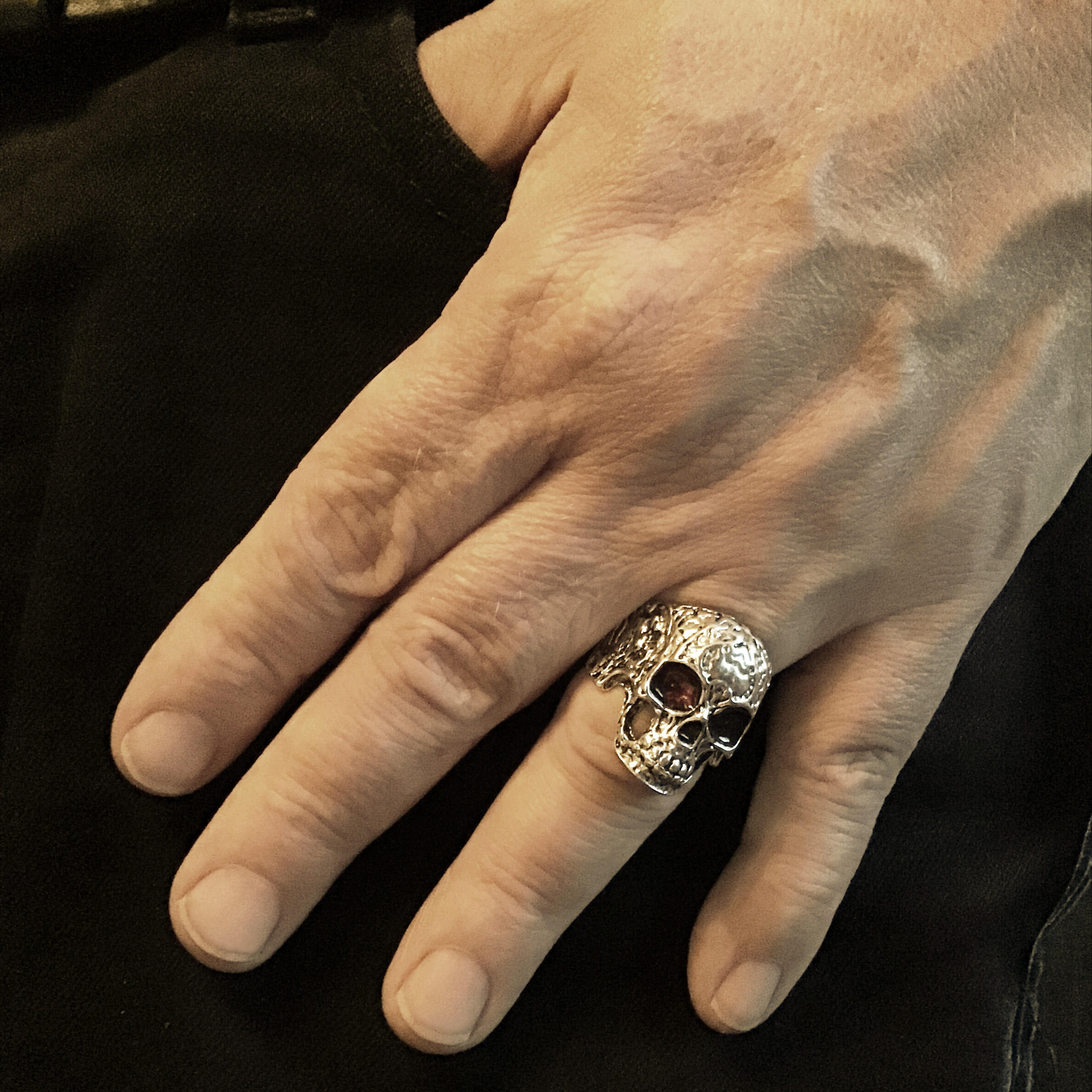 Ring: Dödskalle "Rockwear Collection"
