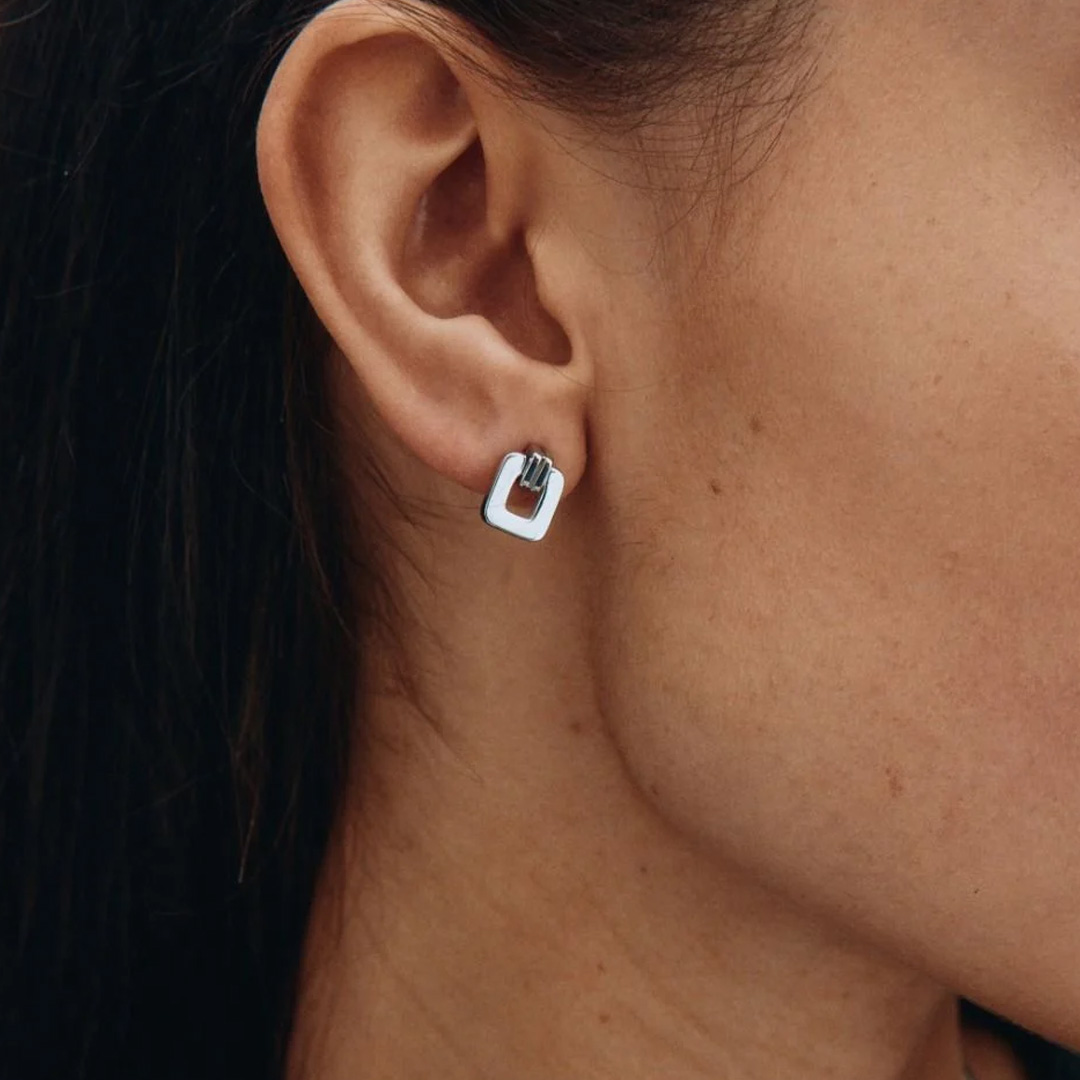 Edblad örhänge Plaza studs S- silver - 2