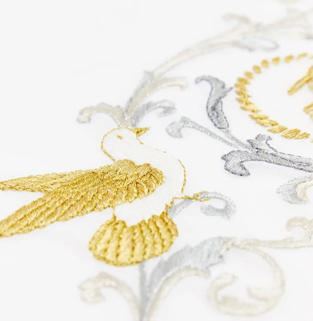 Dove Embroidery Free Pattern  when purchase of 2 DMC Diamant/ Diamant Grandé metallic 