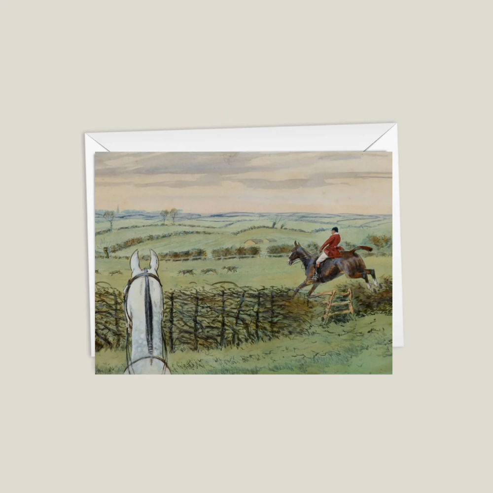 Greeting Card Nimrod Paper Horse Motif The Finest View In Europe