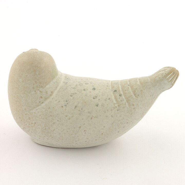 Lisa Larson (Landskapsdjur 1990) Happy Harbor Seal 15/7 cm (2)